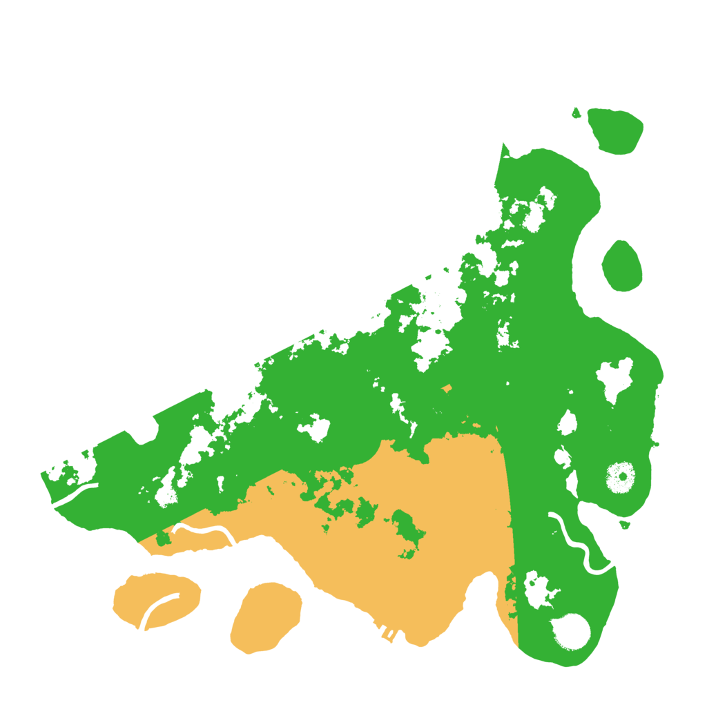 Biome Rust Map: Procedural Map, Size: 3500, Seed: 331912828