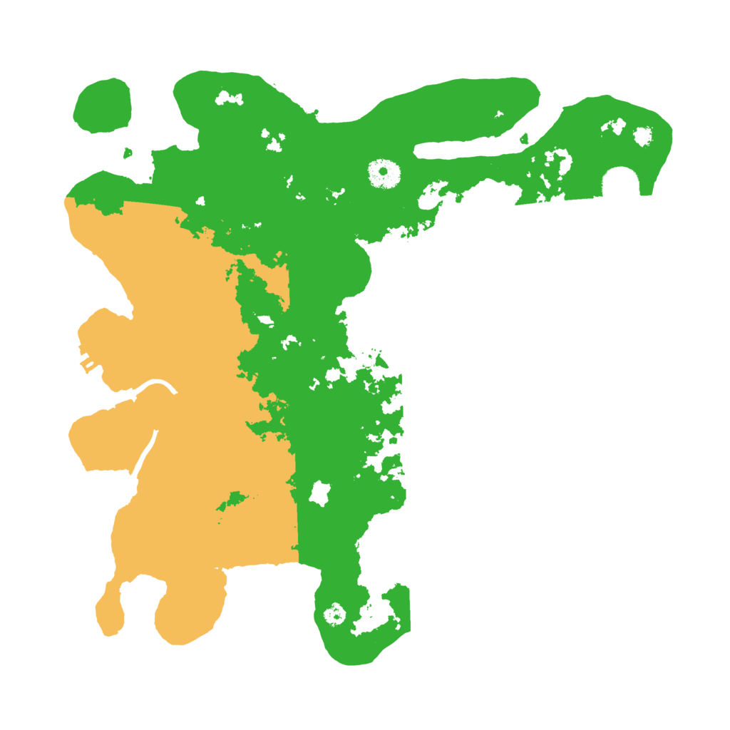 Biome Rust Map: Procedural Map, Size: 3500, Seed: 331912829