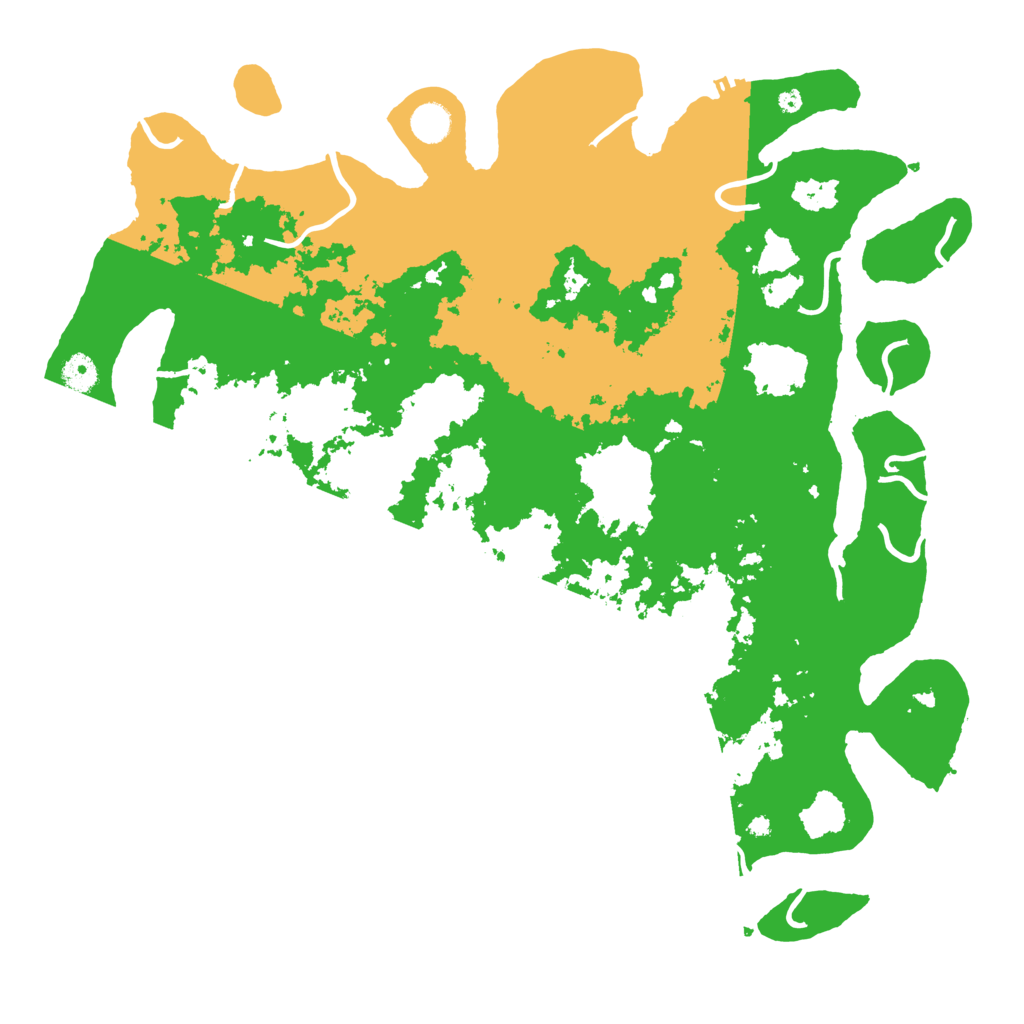 Biome Rust Map: Procedural Map, Size: 4500, Seed: 1073970775