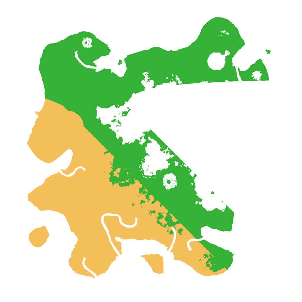 Biome Rust Map: Procedural Map, Size: 3000, Seed: 2079921286