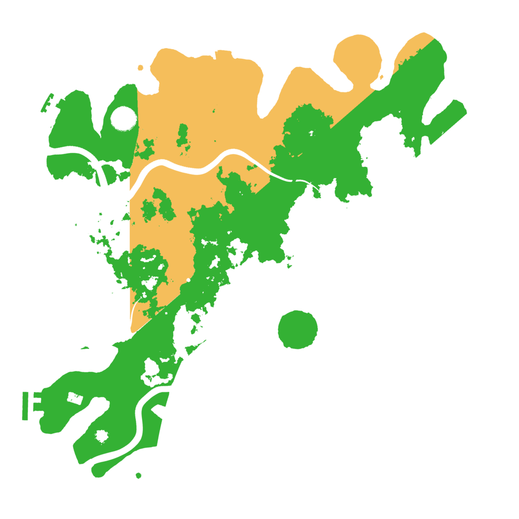 Biome Rust Map: Procedural Map, Size: 3700, Seed: 221122728