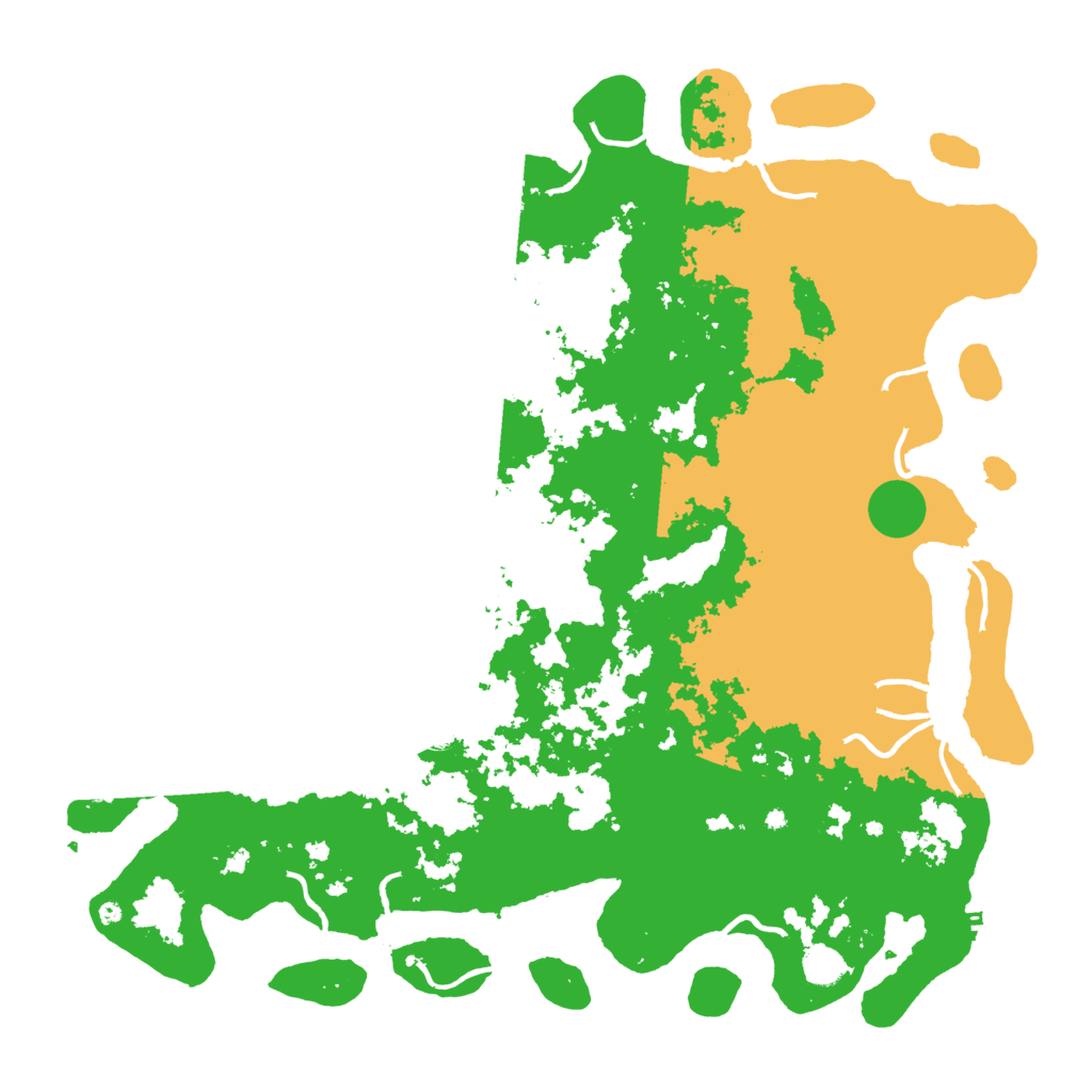 Biome Rust Map: Procedural Map, Size: 5000, Seed: 11122001