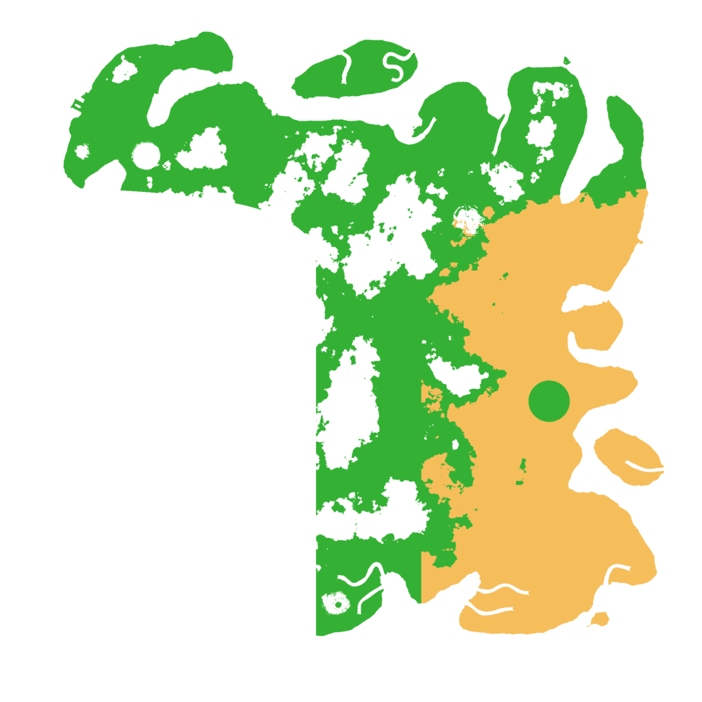 Biome Rust Map: Procedural Map, Size: 4500, Seed: 155503927