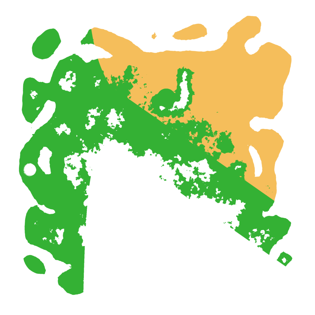 Biome Rust Map: Barren, Size: 4500, Seed: 13558