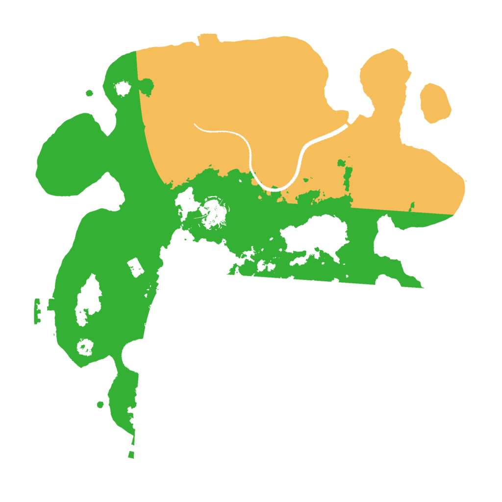 Biome Rust Map: Procedural Map, Size: 3000, Seed: 35883
