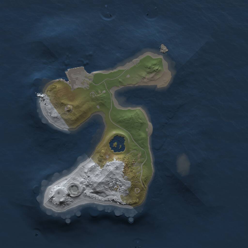 Rust Map: Procedural Map, Size: 1500, Seed: 68230171, 1 Monuments