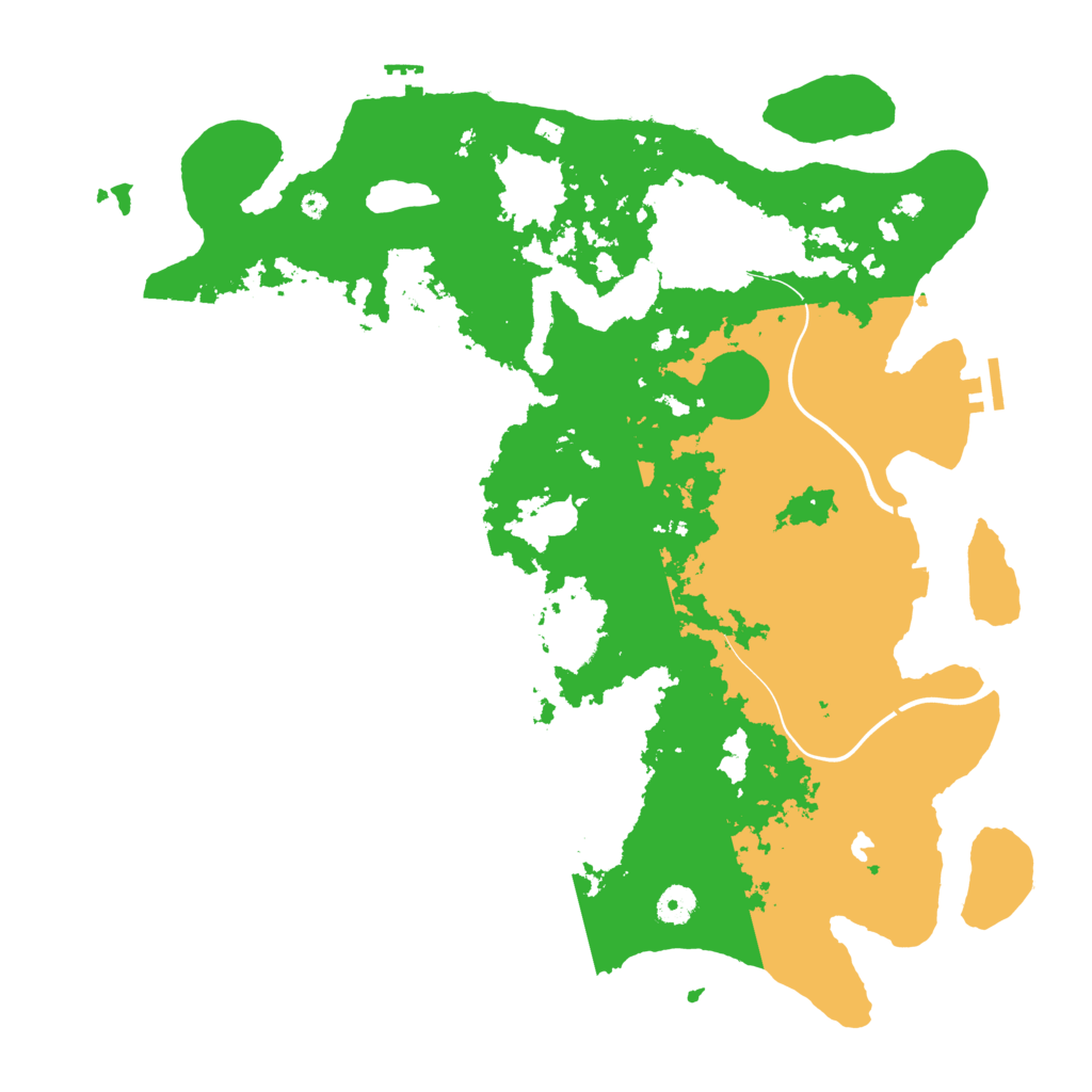 Biome Rust Map: Procedural Map, Size: 4250, Seed: 1984291507