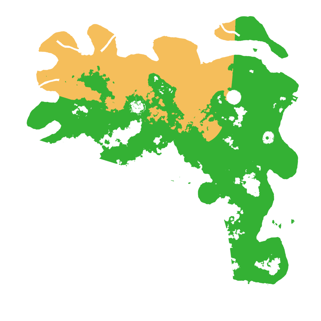 Biome Rust Map: Procedural Map, Size: 4000, Seed: 1306766167
