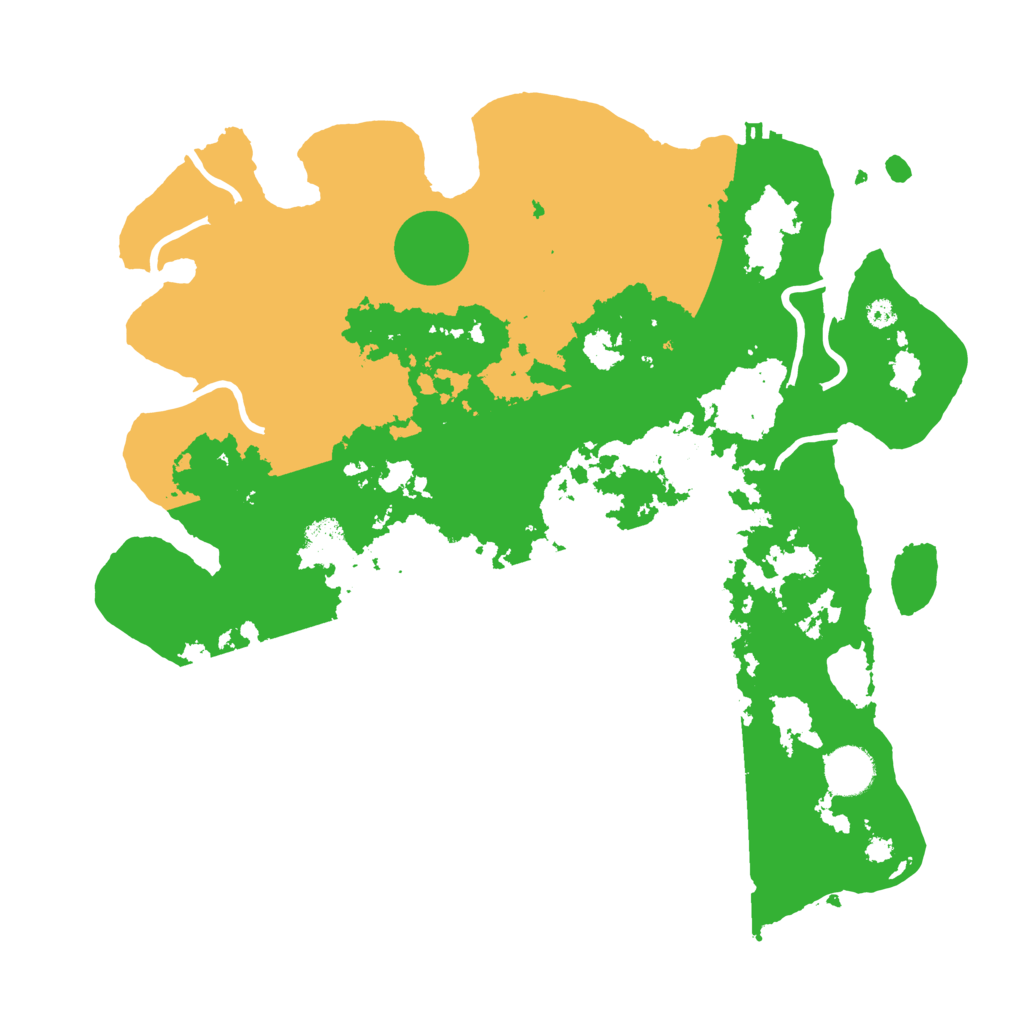 Biome Rust Map: Procedural Map, Size: 3628, Seed: 993459