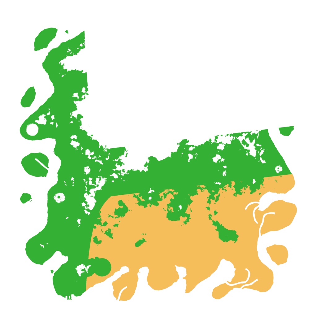 Biome Rust Map: Procedural Map, Size: 4600, Seed: 1211971983