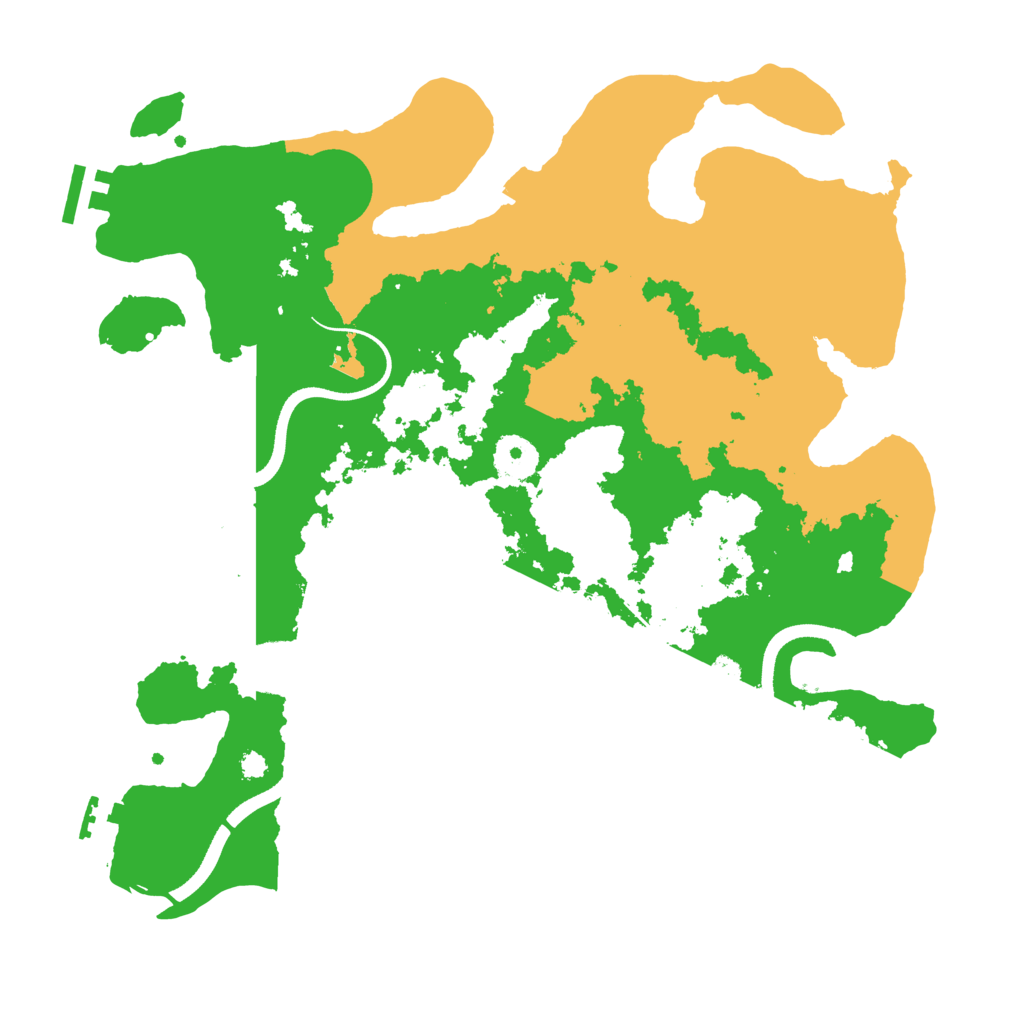 Biome Rust Map: Procedural Map, Size: 3500, Seed: 866258150