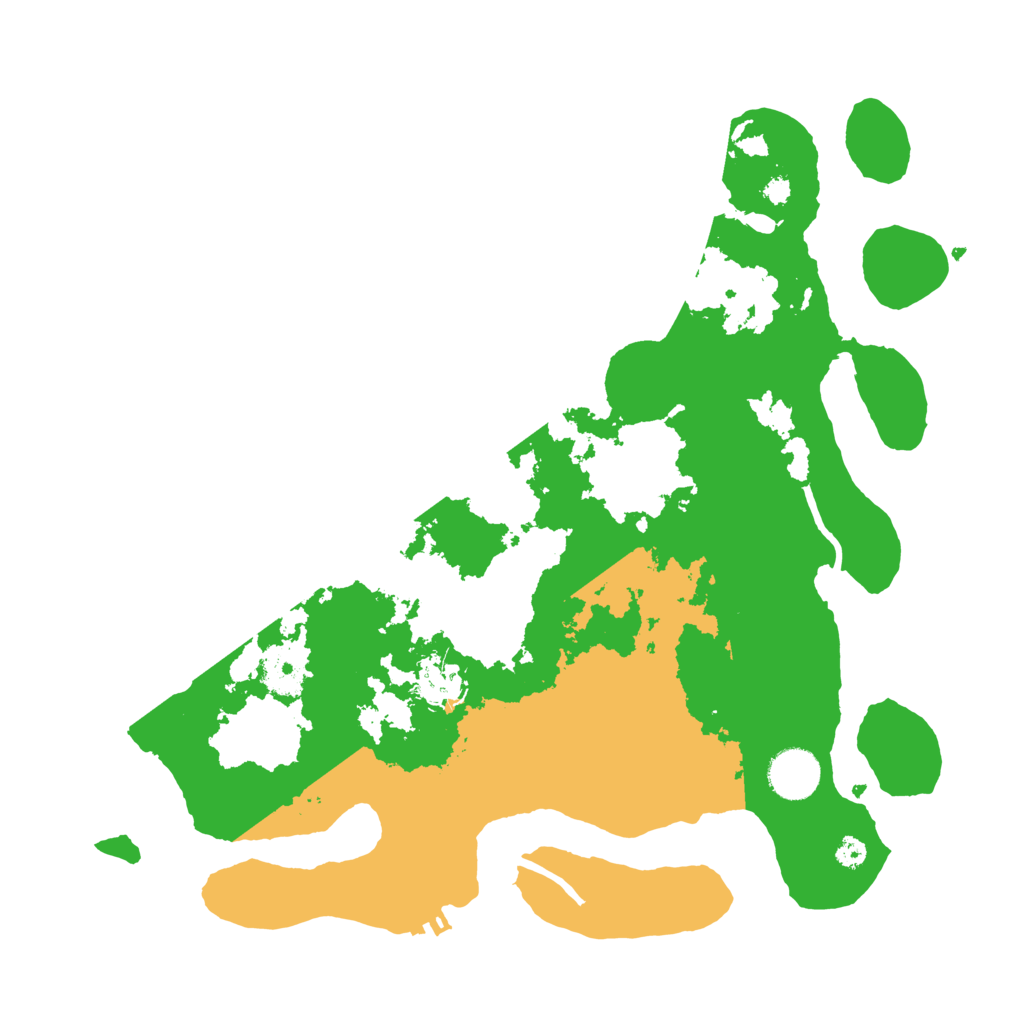 Biome Rust Map: Procedural Map, Size: 3500, Seed: 1465411162