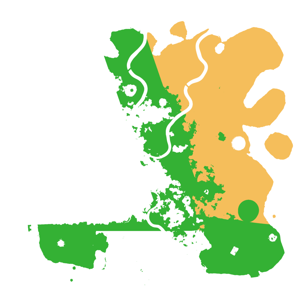 Biome Rust Map: Procedural Map, Size: 3900, Seed: 43865623