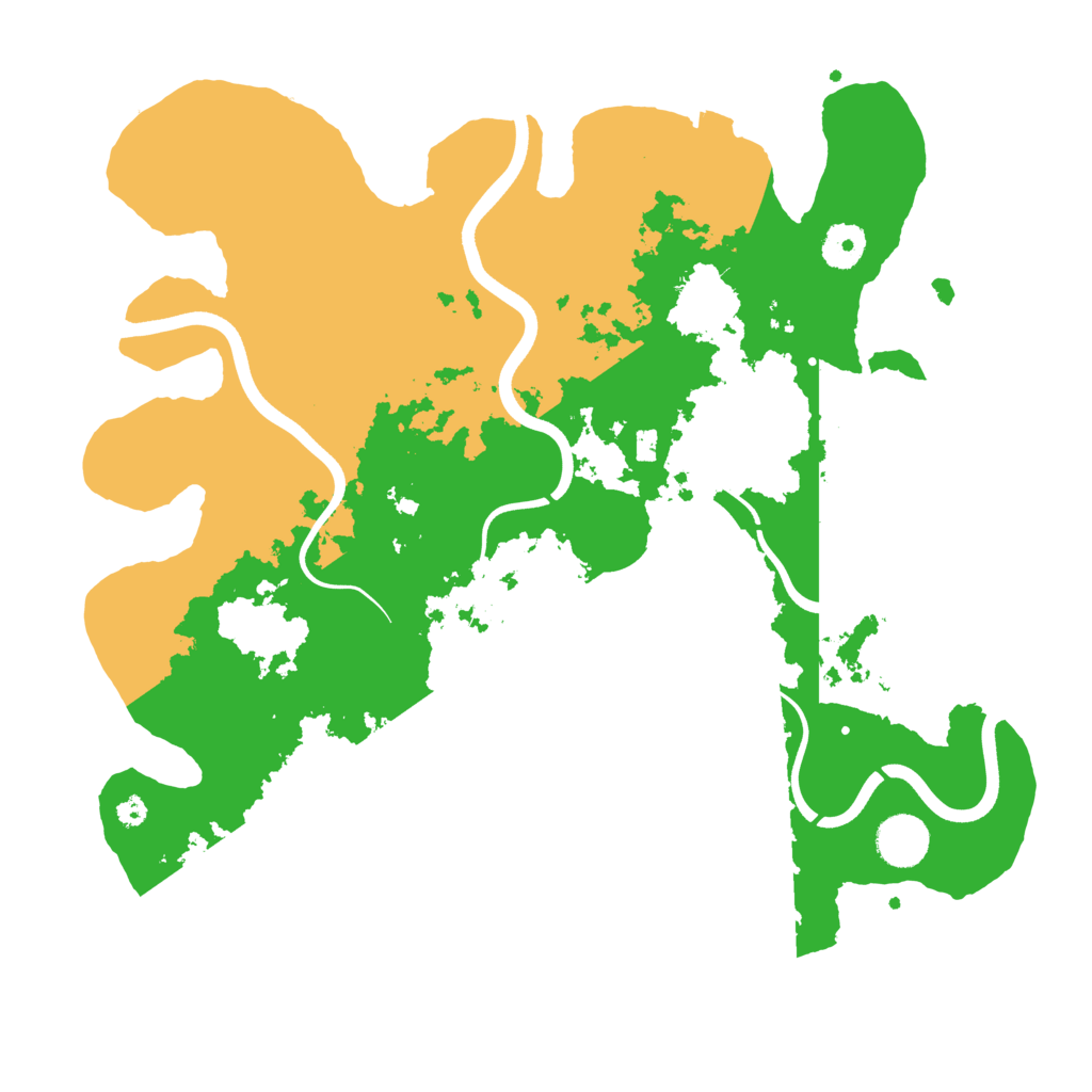 Biome Rust Map: Procedural Map, Size: 3700, Seed: 436635874