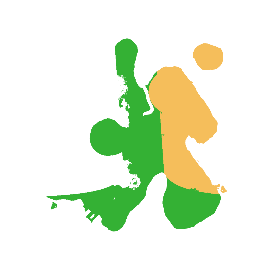 Biome Rust Map: Procedural Map, Size: 2000, Seed: 787471002