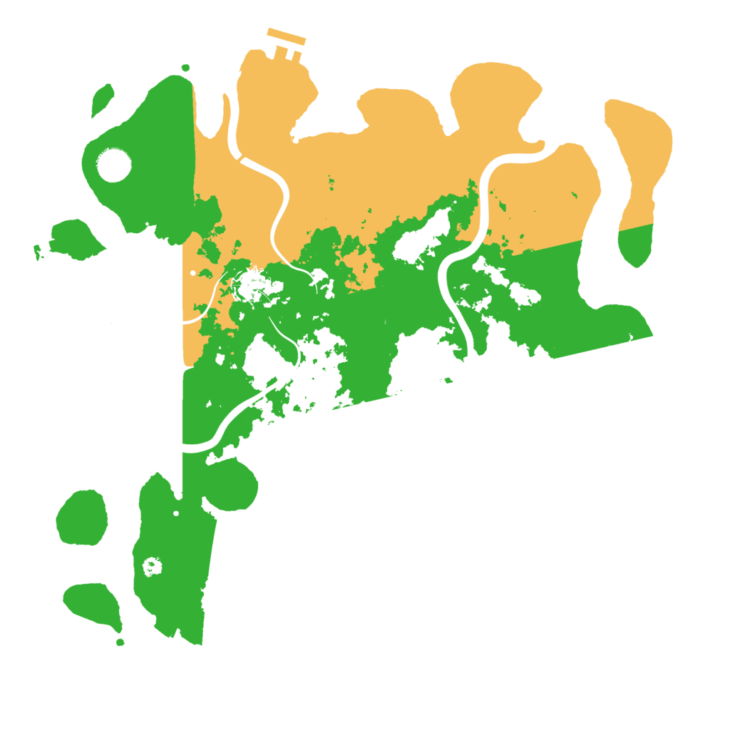 Biome Rust Map: Procedural Map, Size: 3800, Seed: 31122205
