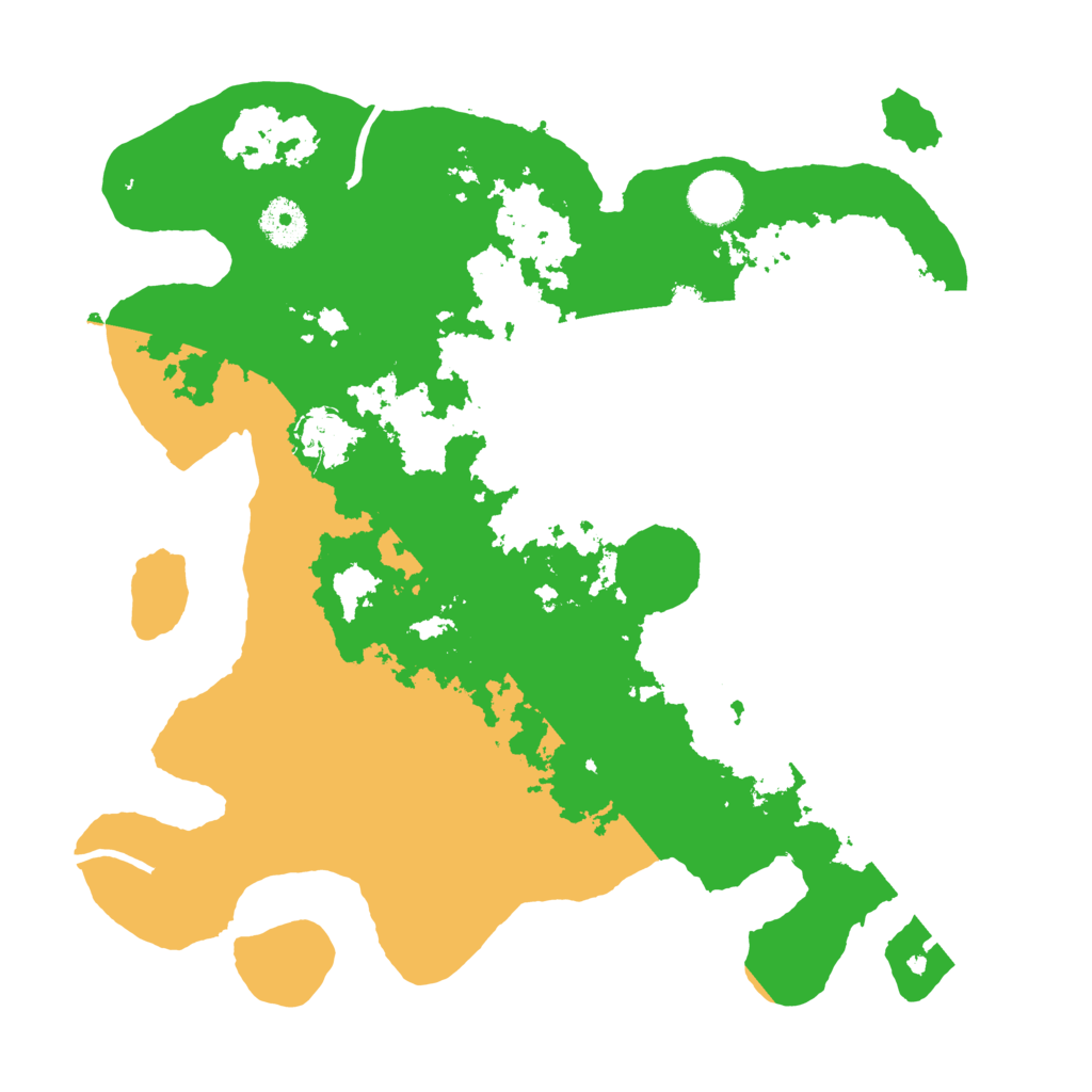 Biome Rust Map: Procedural Map, Size: 3500, Seed: 134505919