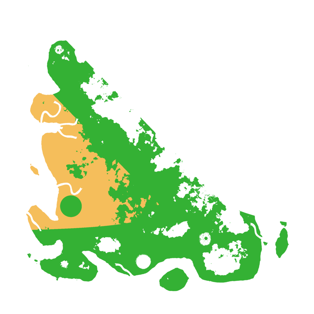 Biome Rust Map: Procedural Map, Size: 3840, Seed: 42069