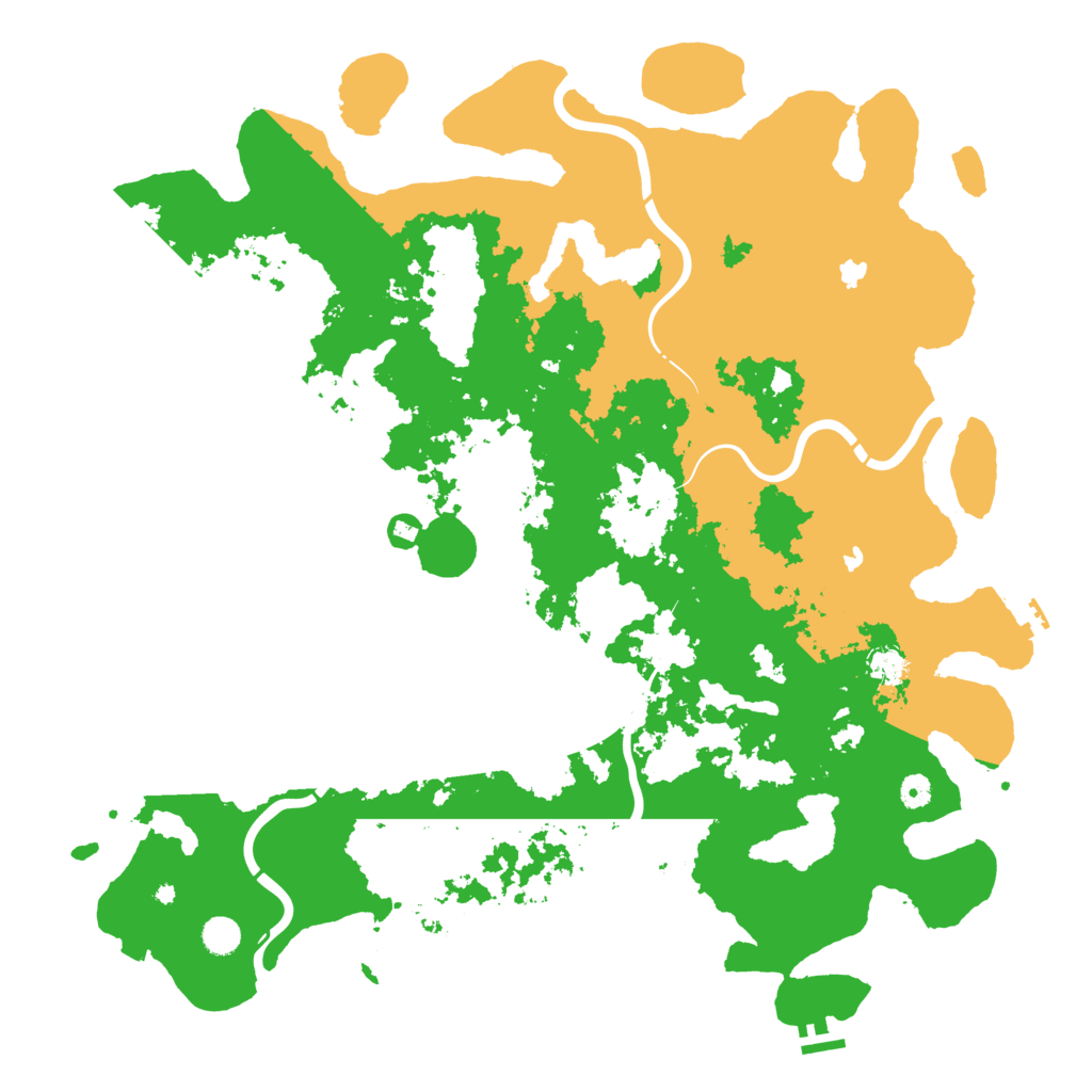 Biome Rust Map: Procedural Map, Size: 5000, Seed: 96567846