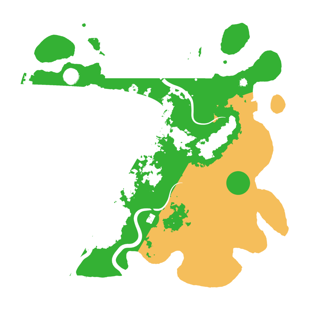 Biome Rust Map: Procedural Map, Size: 3500, Seed: 1654031535