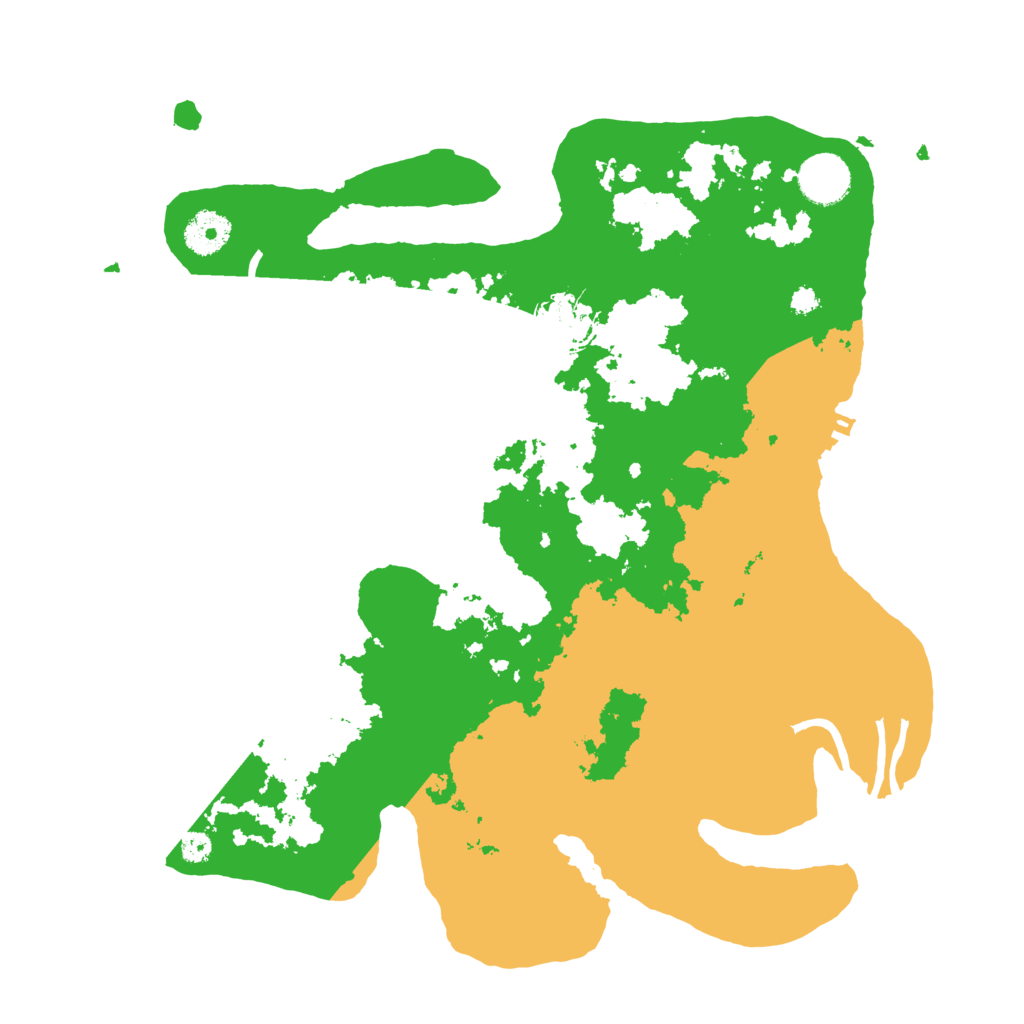 Biome Rust Map: Procedural Map, Size: 3500, Seed: 20220902