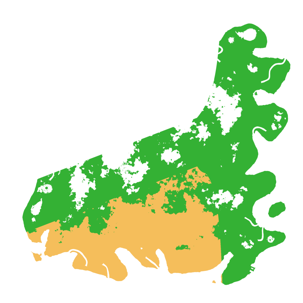 Biome Rust Map: Procedural Map, Size: 4600, Seed: 914625