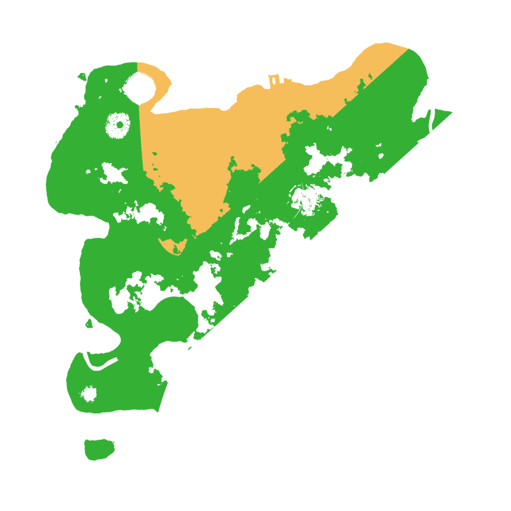Biome Rust Map: Procedural Map, Size: 3000, Seed: 1623245