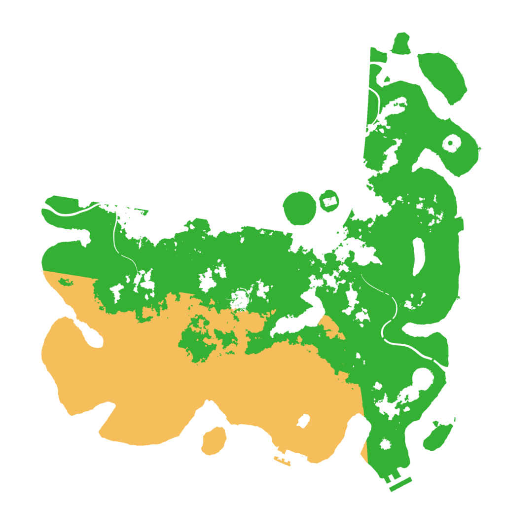 Biome Rust Map: Procedural Map, Size: 4250, Seed: 2063131557