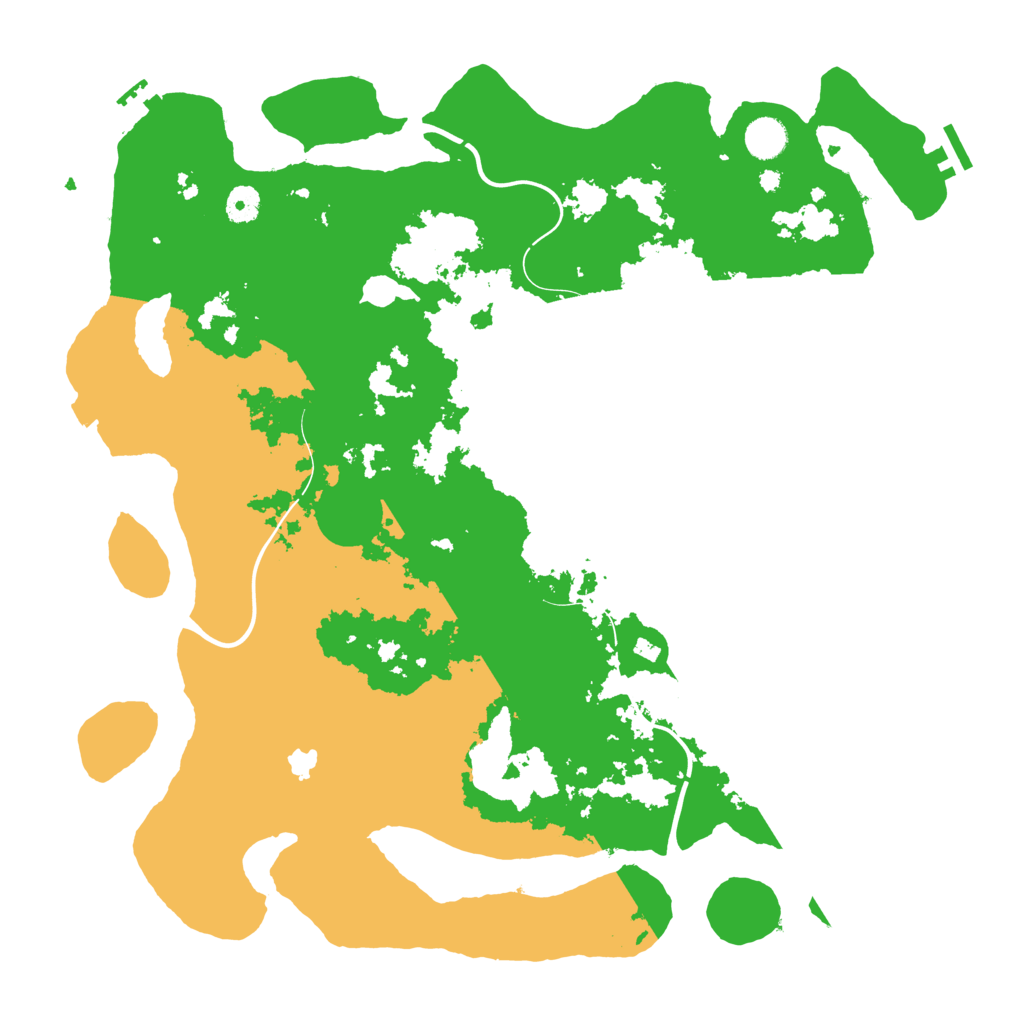 Biome Rust Map: Procedural Map, Size: 4300, Seed: 376978028