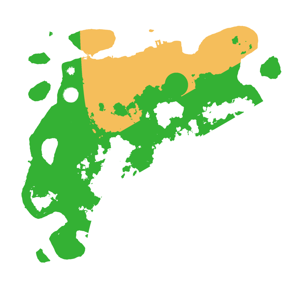 Biome Rust Map: Procedural Map, Size: 3500, Seed: 41564