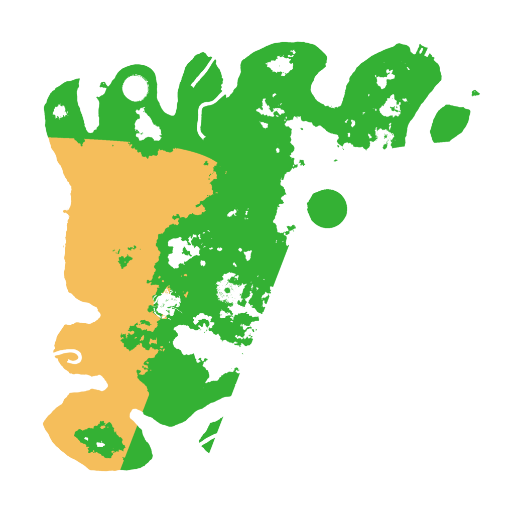 Biome Rust Map: Procedural Map, Size: 3500, Seed: 1499