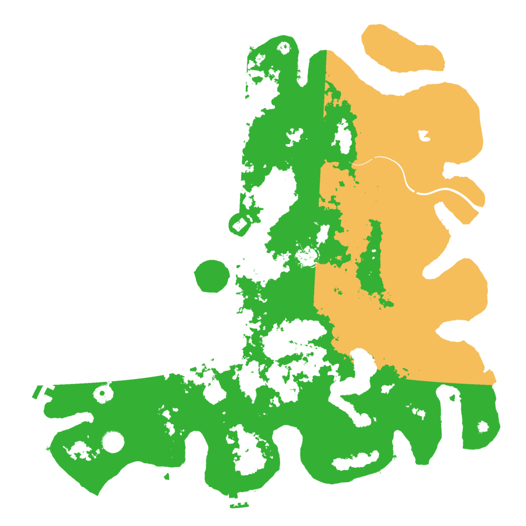 Biome Rust Map: Procedural Map, Size: 4250, Seed: 20957