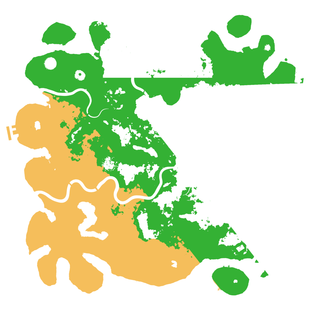 Biome Rust Map: Procedural Map, Size: 4500, Seed: 6473931
