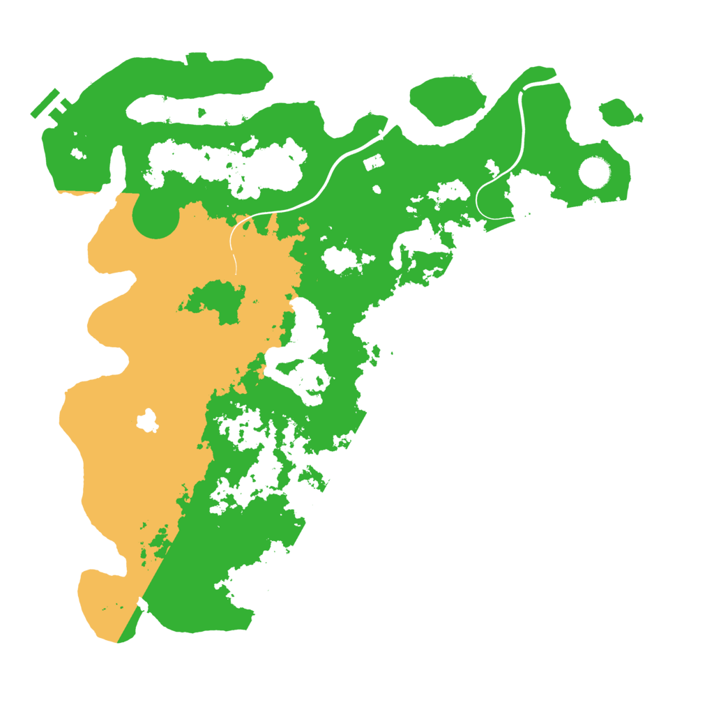 Biome Rust Map: Procedural Map, Size: 4000, Seed: 454382570