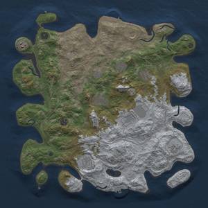 Thumbnail Rust Map: Procedural Map, Size: 4250, Seed: 1189669675, 20 Monuments