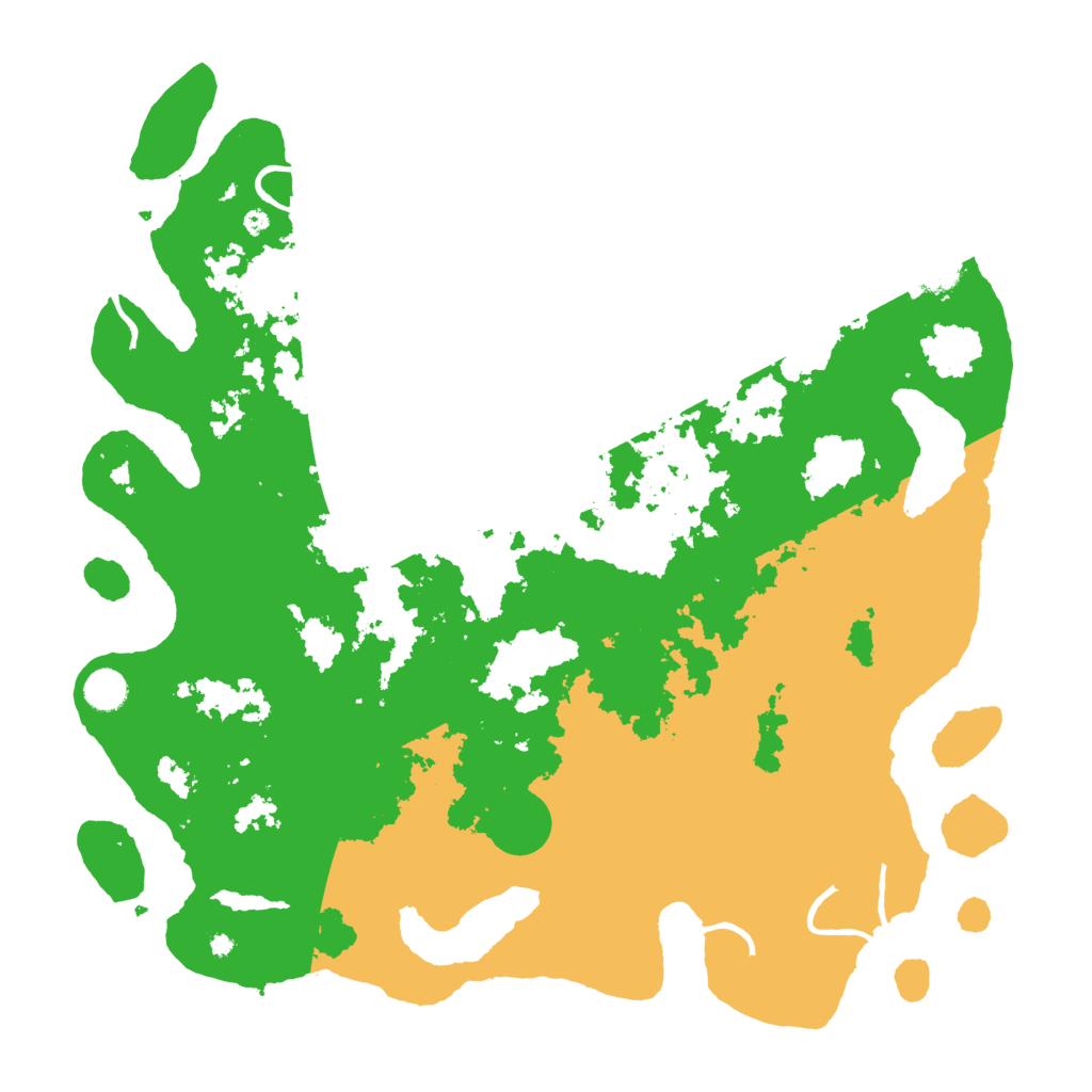 Biome Rust Map: Procedural Map, Size: 4500, Seed: 80080