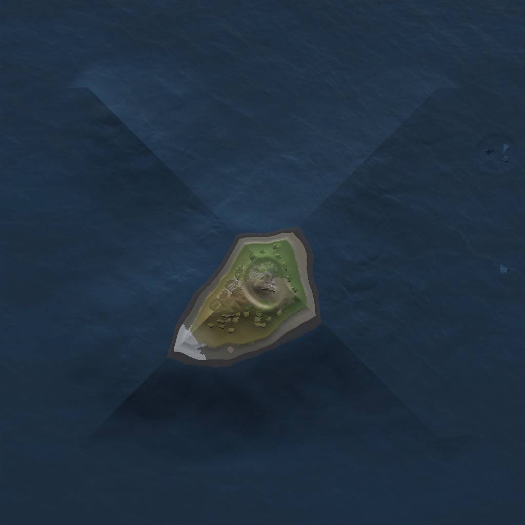 Rust Map: Procedural Map, Size: 1000, Seed: 1746737766, 3 Monuments