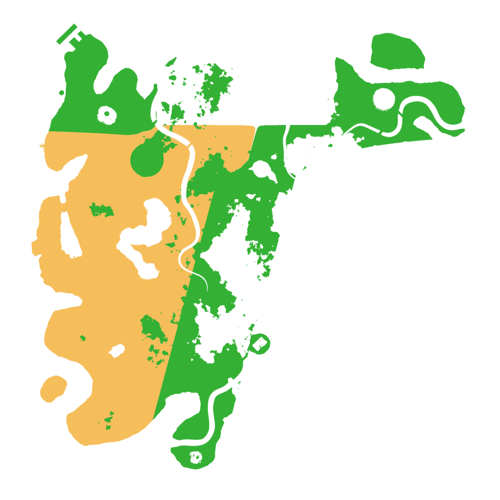 Biome Rust Map: Procedural Map, Size: 4000, Seed: 256619964
