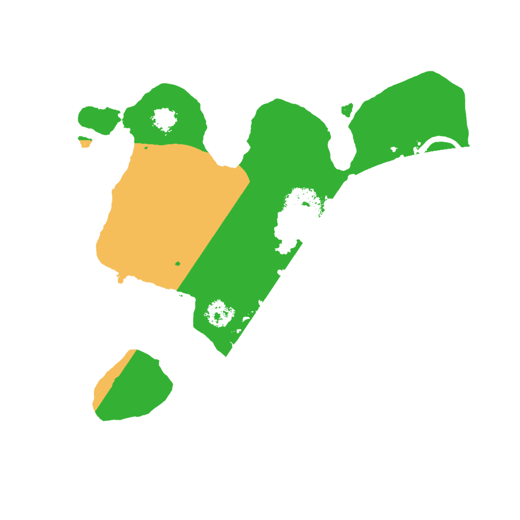 Biome Rust Map: Procedural Map, Size: 2000, Seed: 2318008