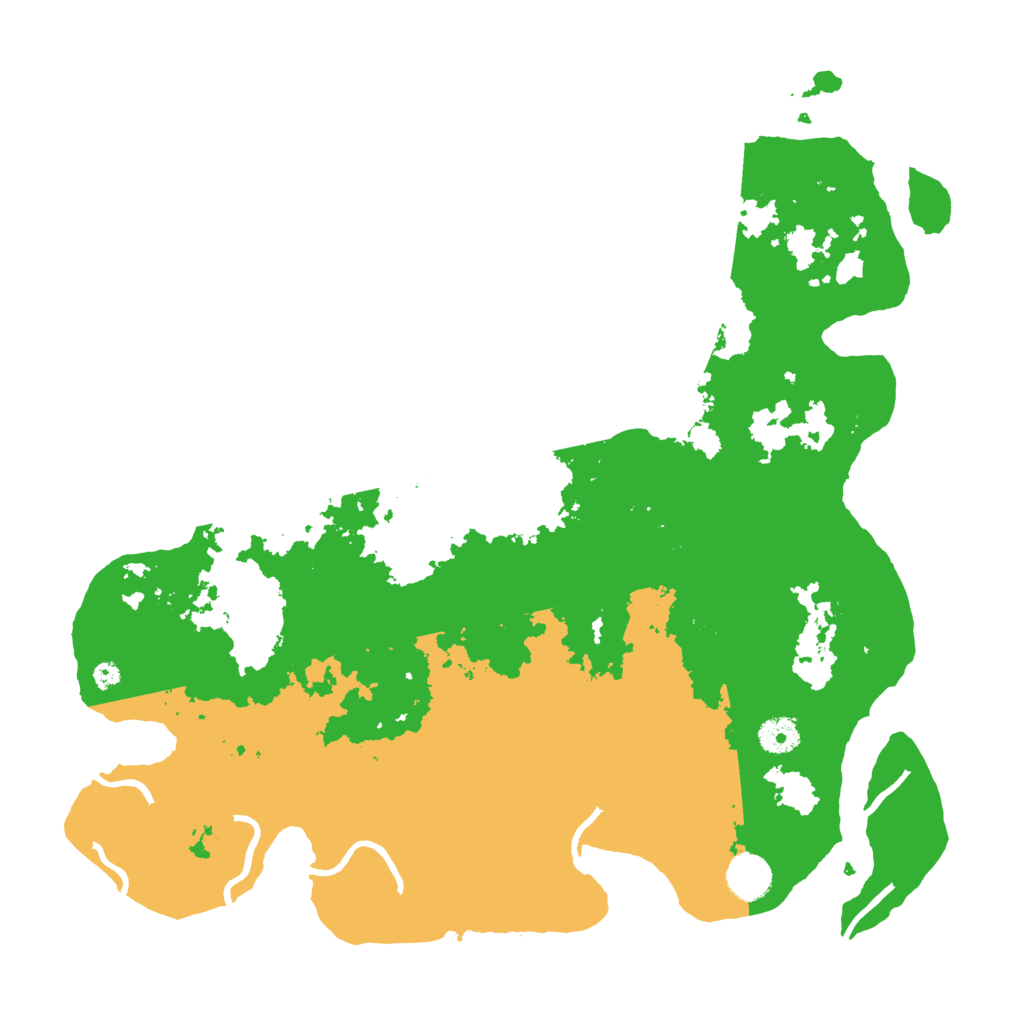 Biome Rust Map: Procedural Map, Size: 4000, Seed: 1981279662