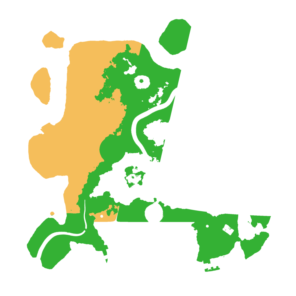 Biome Rust Map: Procedural Map, Size: 3000, Seed: 887086957