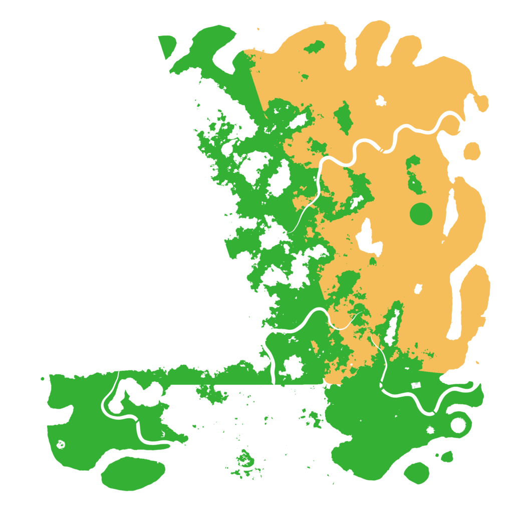 Biome Rust Map: Procedural Map, Size: 6000, Seed: 1048850169
