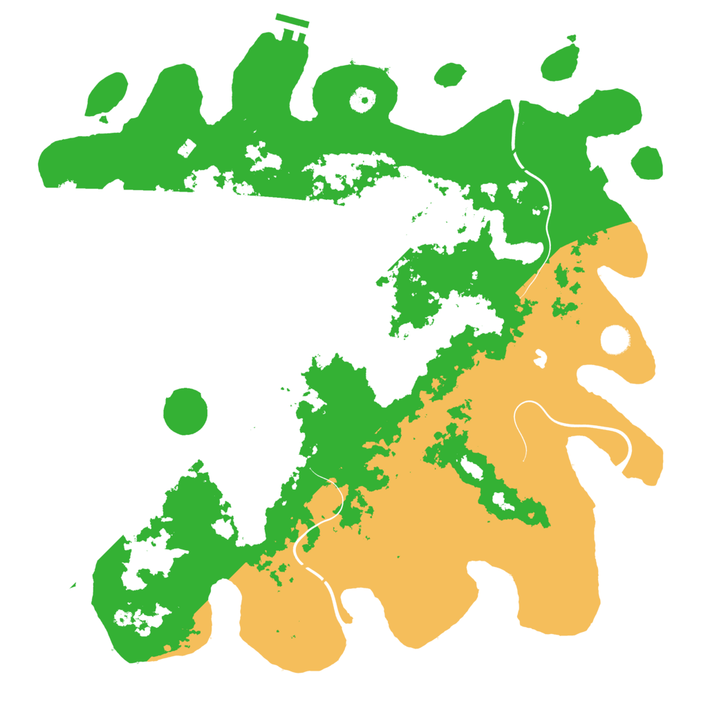 Biome Rust Map: Procedural Map, Size: 4250, Seed: 1050117656