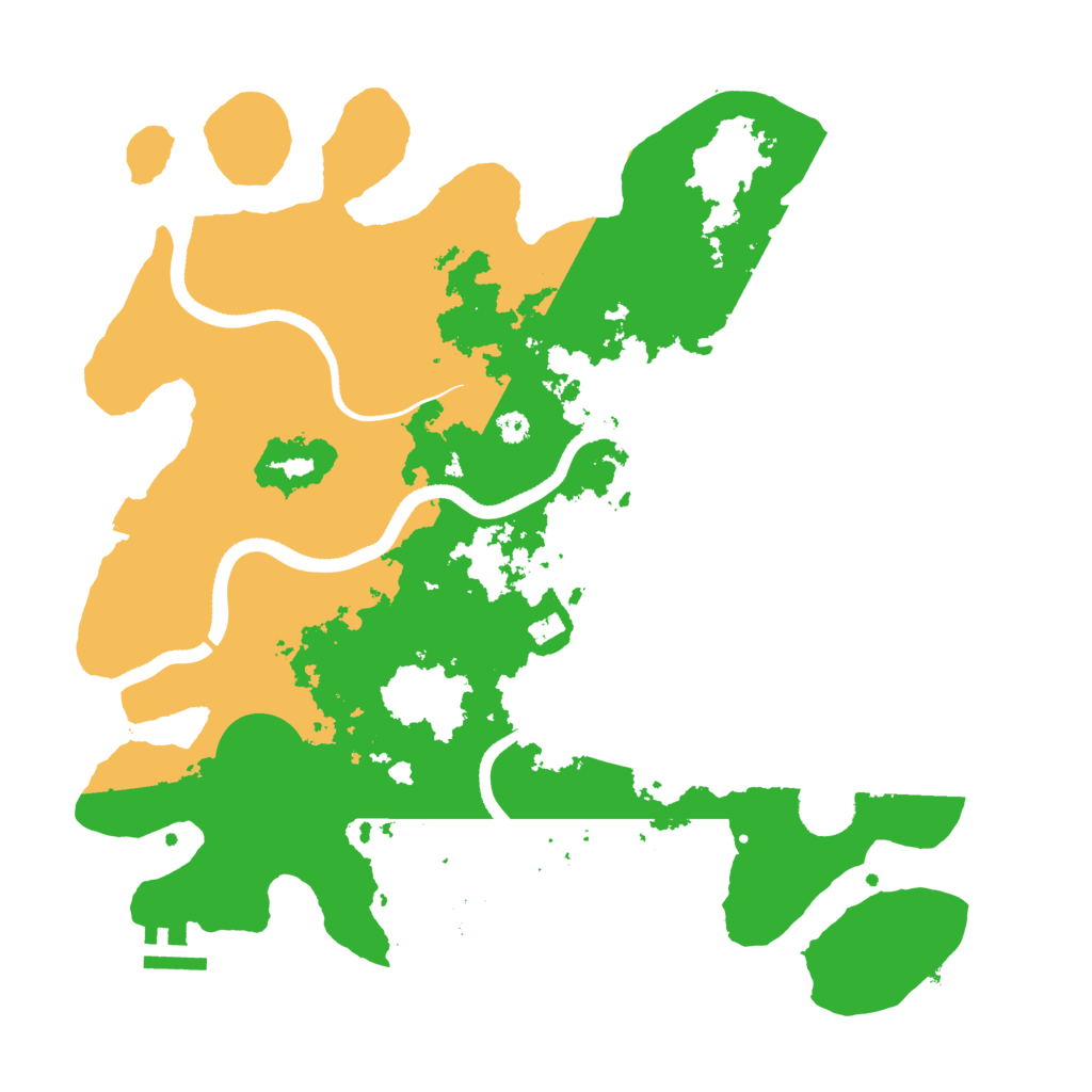 Biome Rust Map: Procedural Map, Size: 3500, Seed: 432350