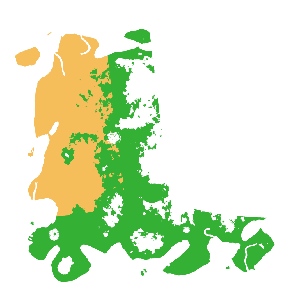 Biome Rust Map: Procedural Map, Size: 4100, Seed: 32672122