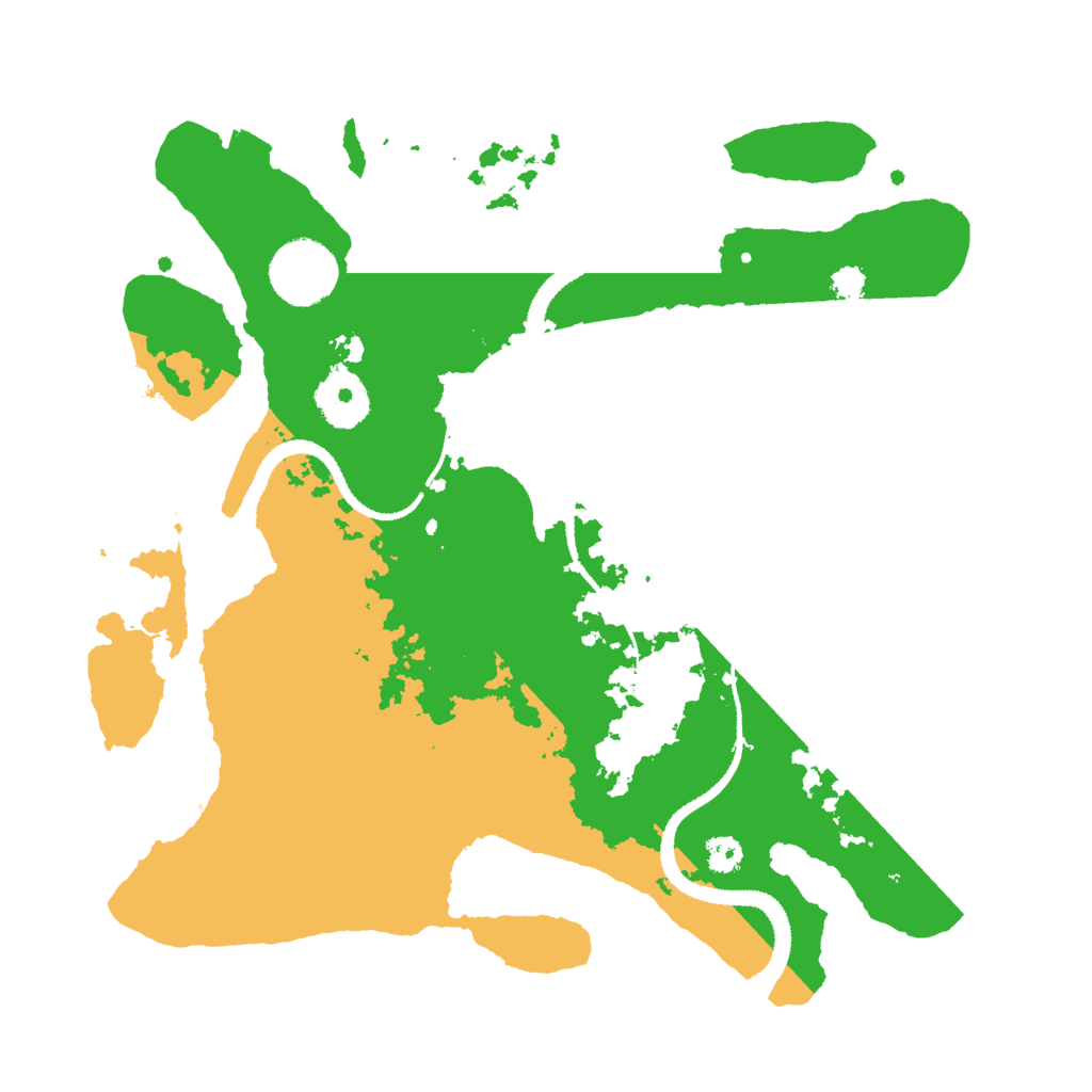 Biome Rust Map: Procedural Map, Size: 3000, Seed: 1796803709