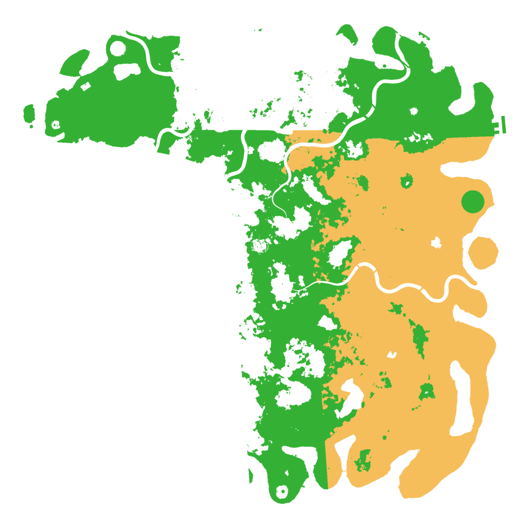 Biome Rust Map: Procedural Map, Size: 6000, Seed: 1568438