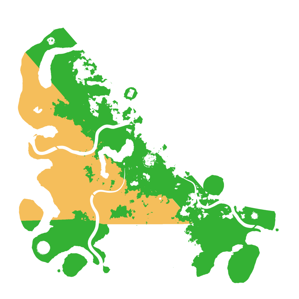 Biome Rust Map: Procedural Map, Size: 4000, Seed: 108543