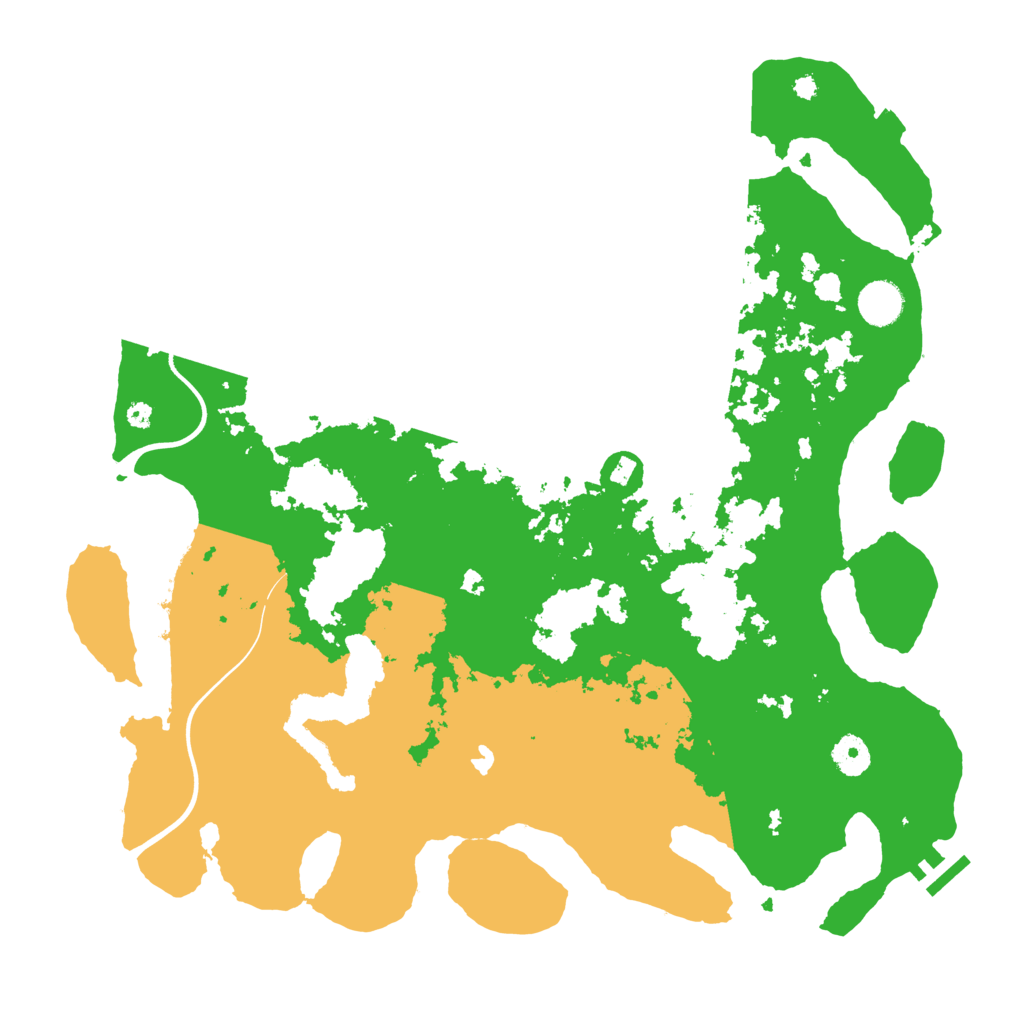Biome Rust Map: Procedural Map, Size: 4000, Seed: 1147879571