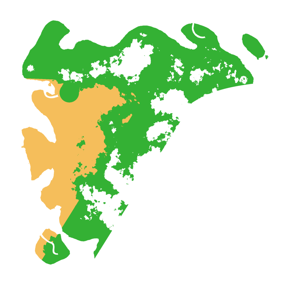 Biome Rust Map: Procedural Map, Size: 4000, Seed: 125851